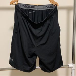 Men’s XL Underarmour Black Shorts with Tie